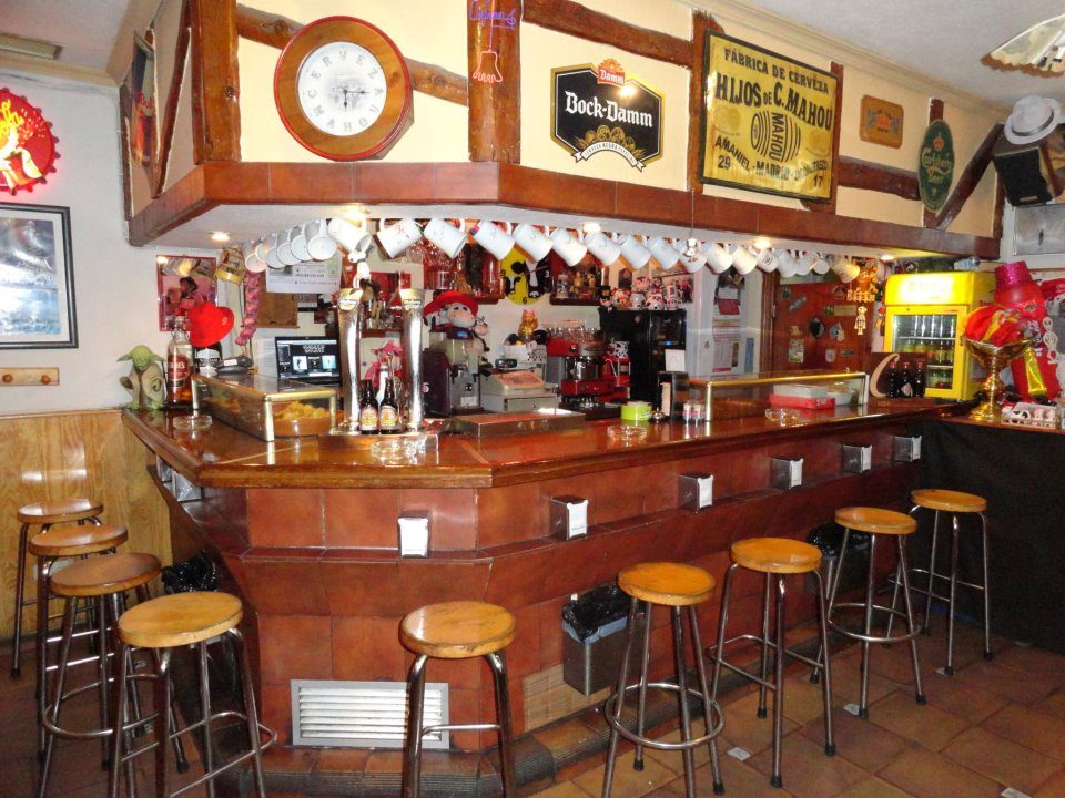 Inside the bar